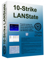 10-Strike LANState Pro. Лицензия на один компьютер, мониторинг 200 хостов